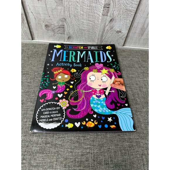 Scratch & Sparkle Mermaids Activity Book & Spot The Difference Puzzle Books Set - Picture 6 of 7